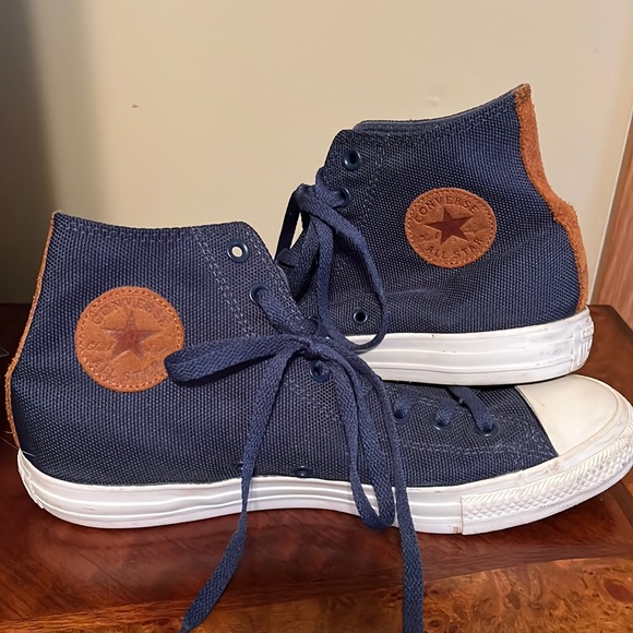 Converse Other - Navy blue Converse Chuck Taylor men’s size 10/women’s size 12
